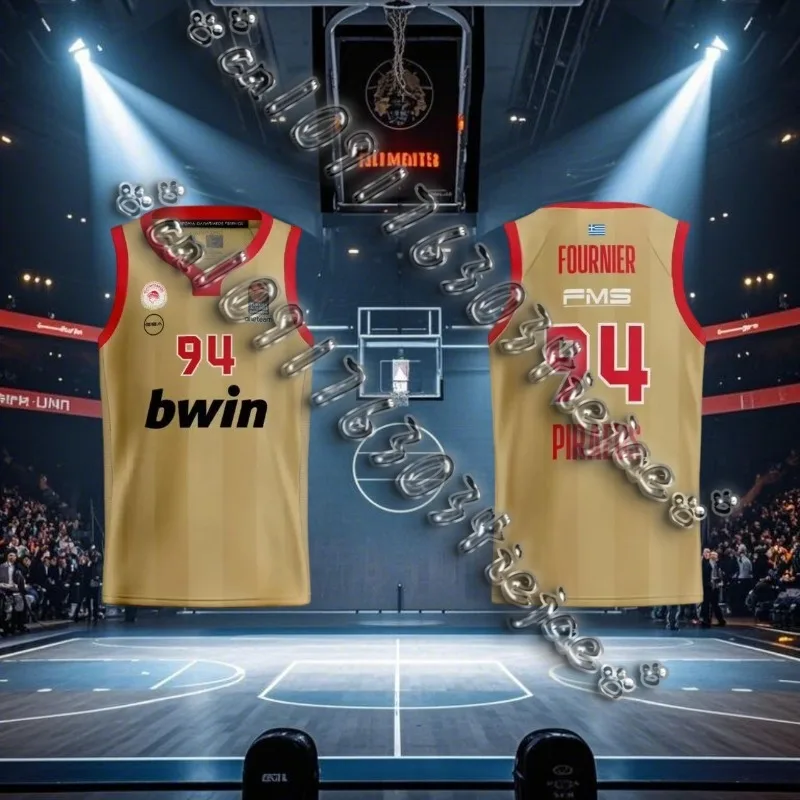 

24/25 European Basketball National Team Jerseys Basketball Training Jerseys T-shirt 3D Sports Jerseys Olympiacos Jerseys