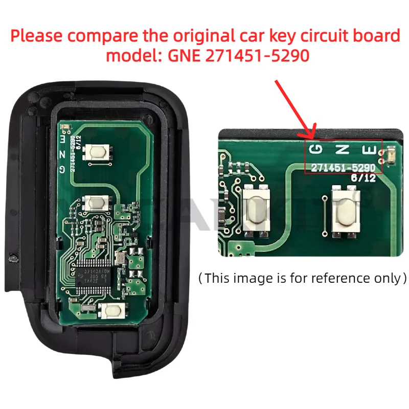 Inteligentny pilot zdalnego sterowania do Lexus GX460 RX350 Pilot zdalnego sterowania bezkluczykowego HYQ14ACX 271451 -5290 Płyta G N E 314,35 MHz