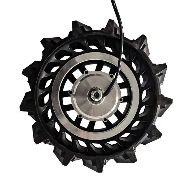 16-Inch 48V 500W 100N.m high torque gear hub motor, suitable for electric trolleys, agricultural vehicles, with solid tractor ti