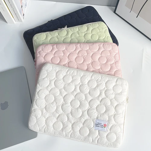 Imagen 2 del producto Funda bonita para ordenador portátil con flores para Ipad11, Macbook Air Pro13.3, 14, 15 16, Dell, Huawei, Samsung, bolsa protectora para tableta de 15,6 pulgadas