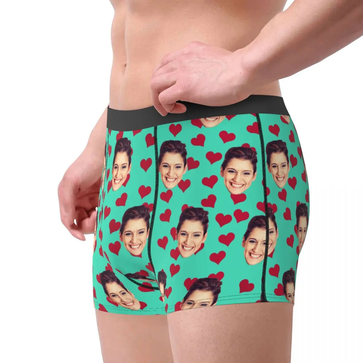 Men Valentine's Day Gifts For Boyfriends/Husband/Men Boxers Gag Underwear Custom Boxer Briefs With Face Picture Boxer Shorts