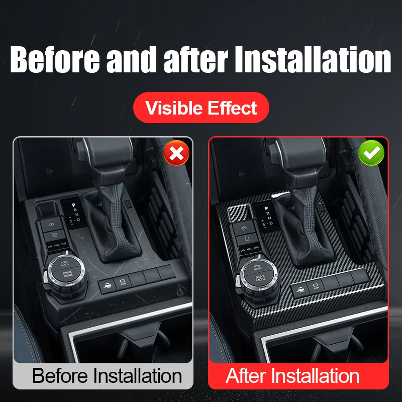 For Toyota 2024 2025 2026 Tacoma 4Runner N500 Central Control Panel ABS Material Precise Fit Interior Protection Accessories