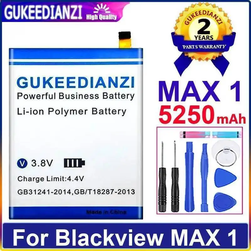 

For Blackview Max 1 Mobile Phone Battery 5250Mah High-Efficiency