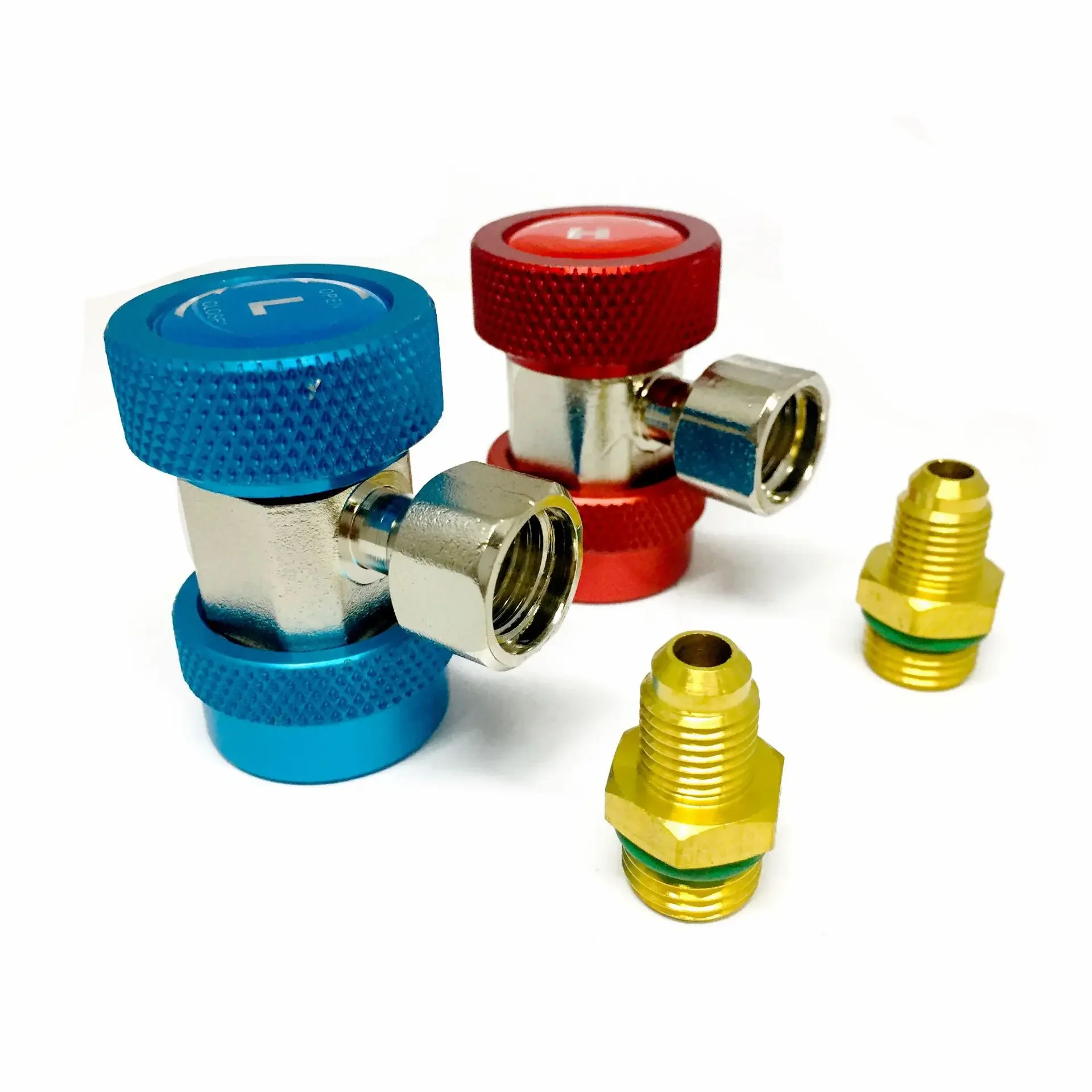 

Automobile r134a quick connector, air conditioning fluorine adding conversion connector, refrigerant filling connector