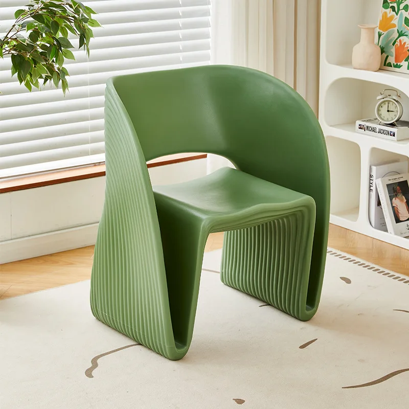 Single sofa chair home living room reading chair modern minimalist creative Internet celebrity plastic leisure lazy chair