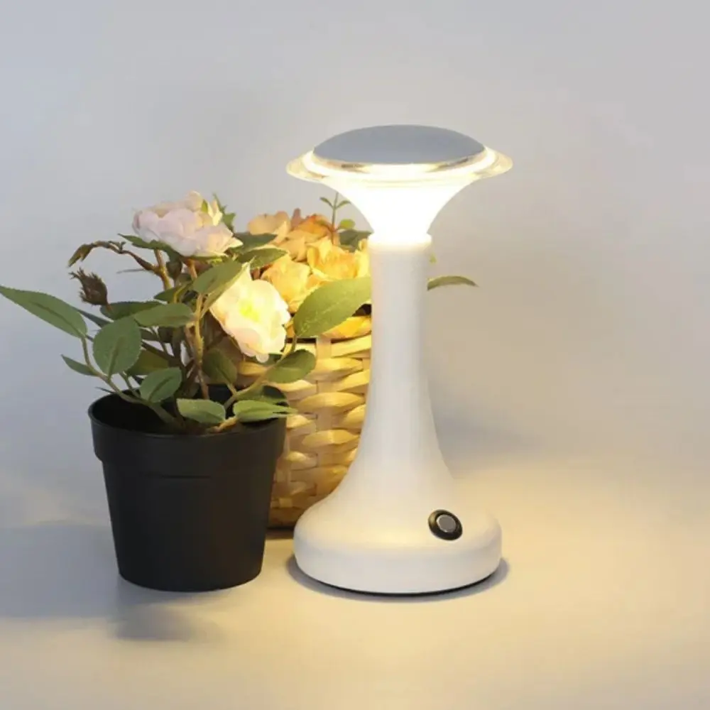 

Перезаряжаемая беспроводная светодиодная настольная лампа с сенсорным управлением, USB-питанием, для чтения