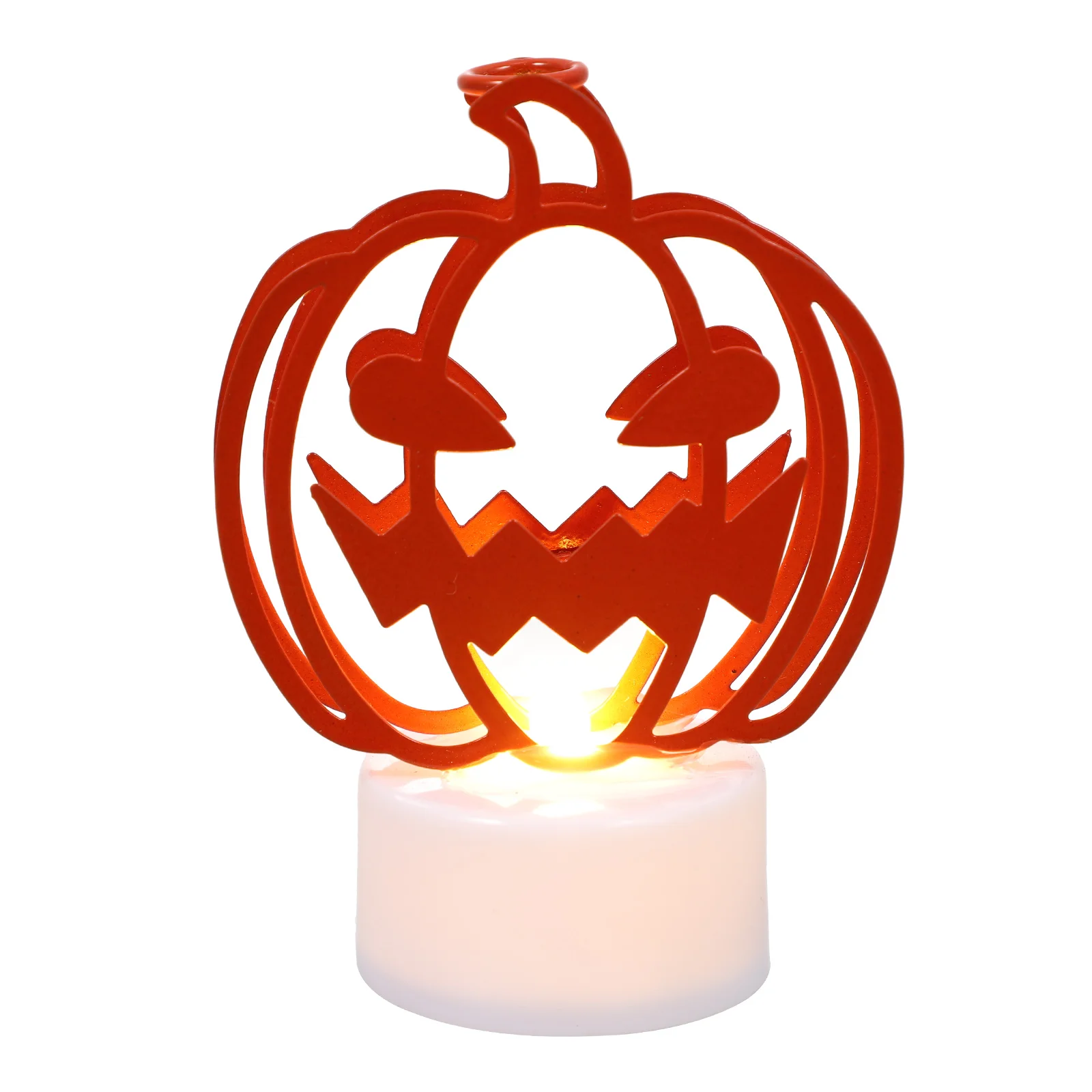 

Pumpkin Night Lamp Halloween LED Lights Plastic Iron Material Indoor Outdoor Table Light Festival Neon Glow