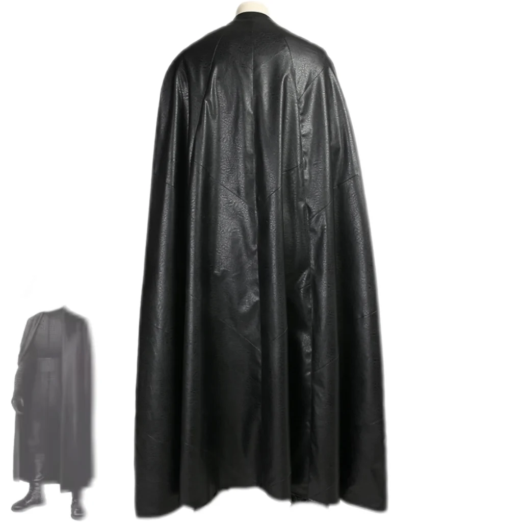 Kylo Ren Cosplay Costume Cloak Only Disfraz Fantasia Leather Cape Halloween Carnival Party Clothing