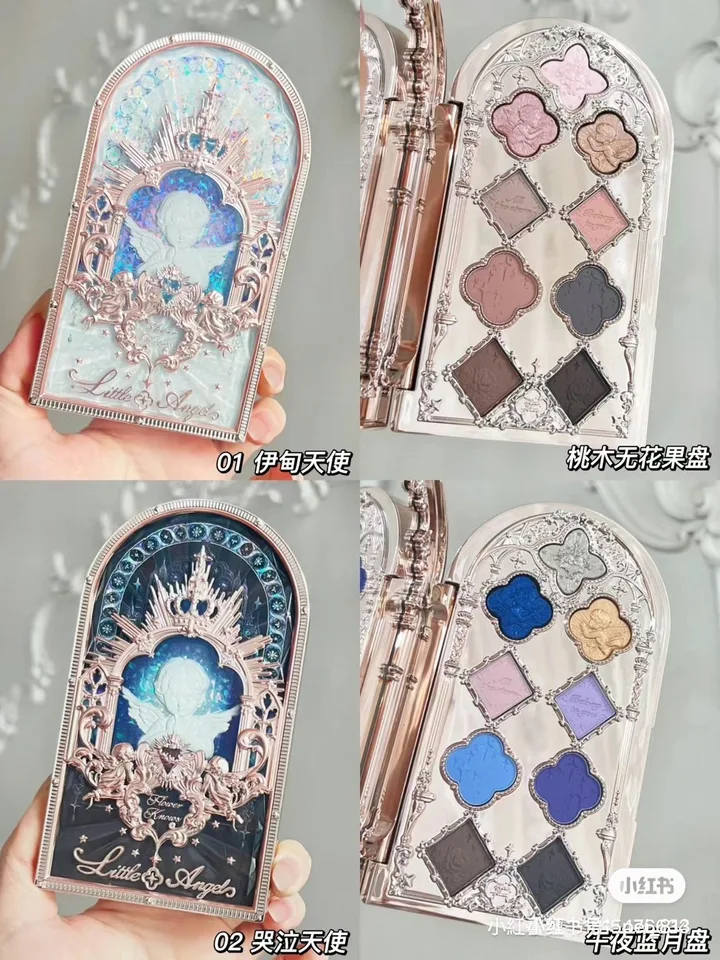 Flower Knows Little Angel 9 Color Eyeshadow Matte Fine Sparkle