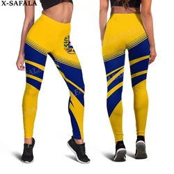 Venezuela Coat Of Arms Love Country Leggings 3D Print Women Yoga Girl Stretch GYM Slim High Waist Legging Summer Sports-1