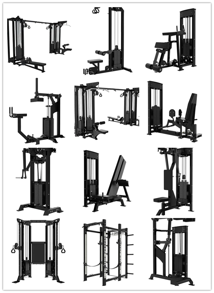 Arsena Multiplayer Shoulder Sleeve Chest Clamp Calf Little Bird Thigh Hip Trainer Smith Back Rowing High Pull Arm Fitness