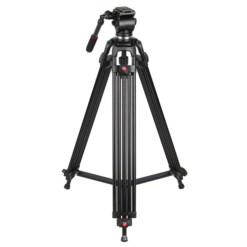 JY0508 Professional Camera Tripod Video Tripod/Dslr Hydraulic Damping Tripod Fluid Head Damping video with Hand bag