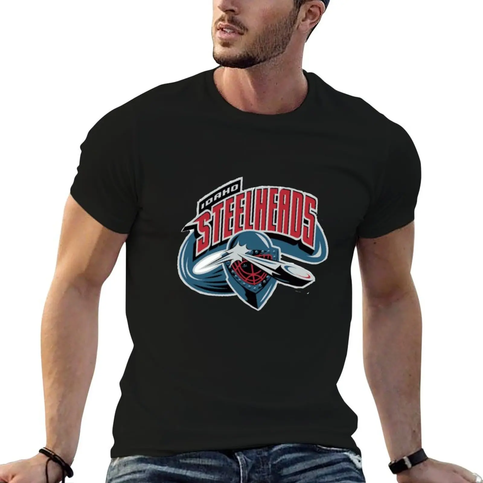 

Idaho Steelheads Hockey T-Shirt g man t shirts for men t shirt man cotton printed t shirts for man T-shirt