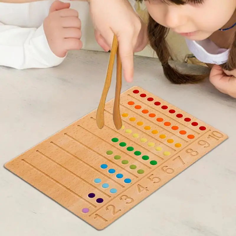 Jeu de société de perles pour maternelle, jouet de comptage de perles mathématiques, jouets d'apprentissage créatifs préscolaires polyvalents