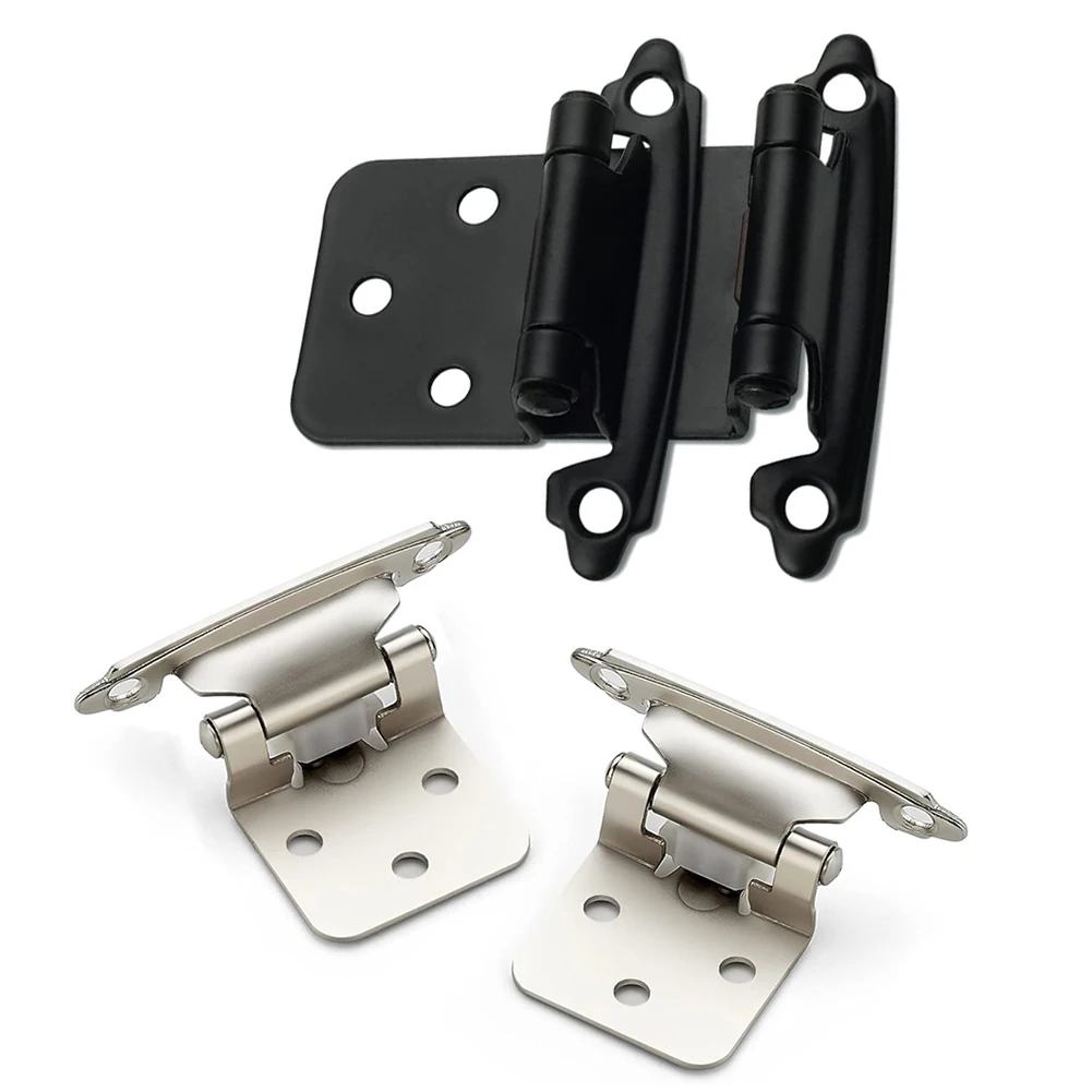 

2 шт. скрытые петли для дверцы шкафа с винтами, накладные скрытые петли для мебели, фурнитура