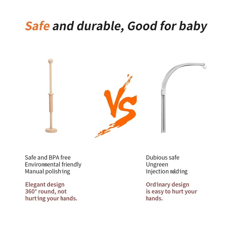 Baby Rattles Crib Mobiles Toys  0-12 Months Mobile Arm for Hanging Bed Bell Newborn Toddler Rattles For Musical Toys Birth Gifts