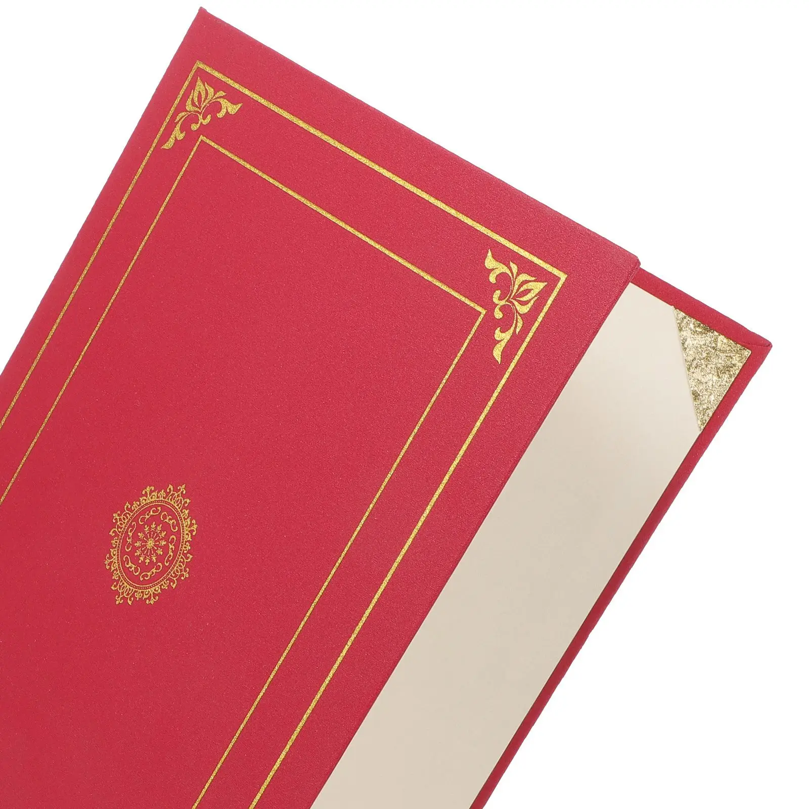 Certificate Cover Protective Paper Holder for Award Document Folder Presentation Classic Design Practical Use Letter Sized