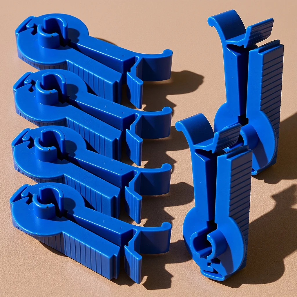 

6Pcs Peritoneal Tube Clips Flow Control Tool for Catheter Bags Leak Proof Secure Fastening Peritoneal Dialysis Supplies