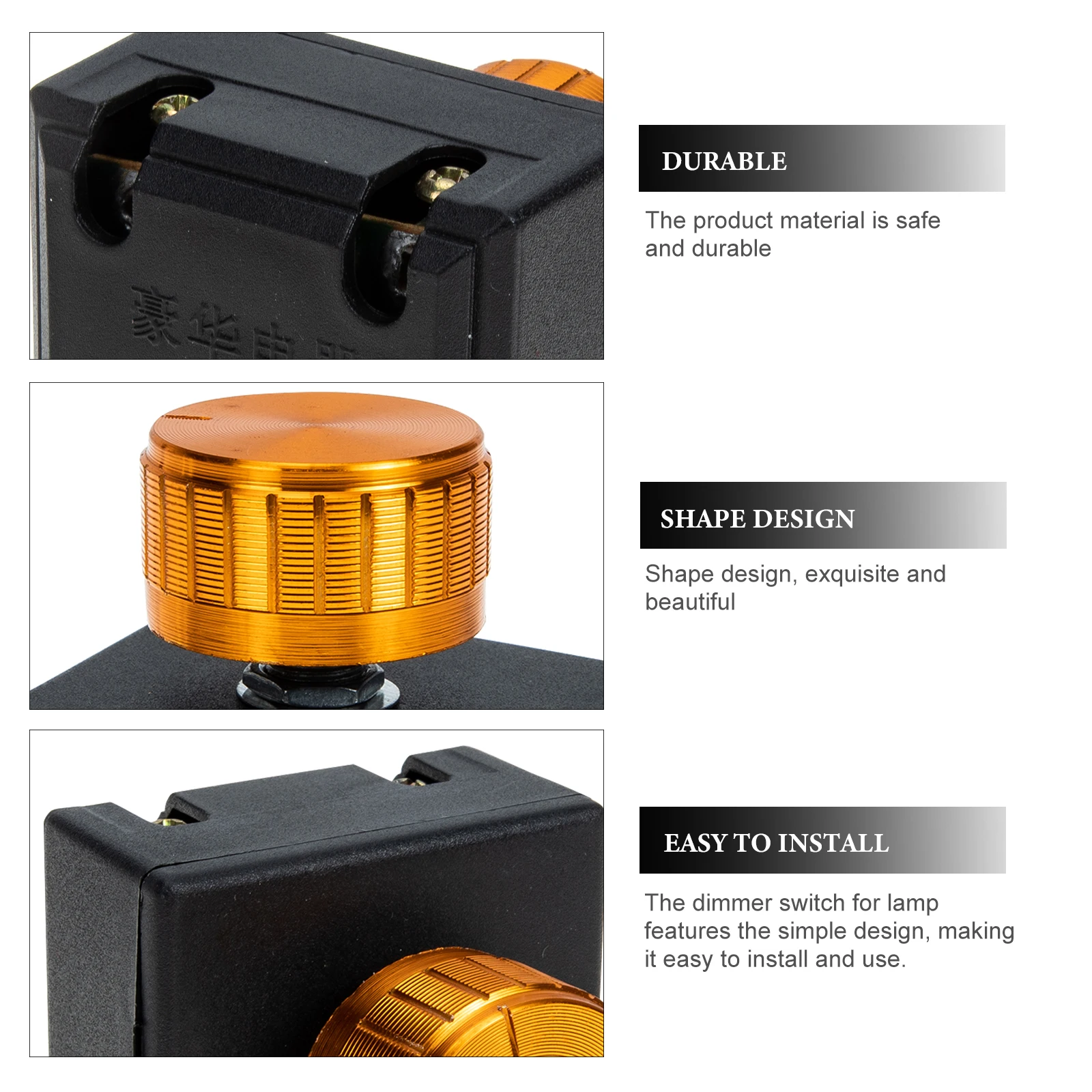 

Table Lamp Control Knob Parts Bedside Desk Night St Simple Safe Durable Plastic Crafted Small Night Light