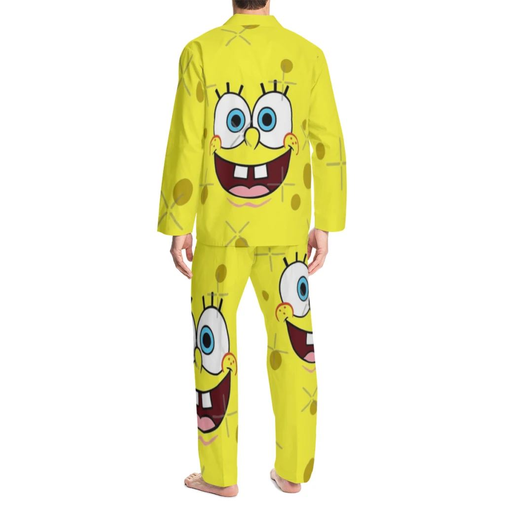 Spongebob Apron Printed Pajamas Men or Women | Cute Pajama Sets | Elegant Lounge Wear for Women | Soft Clothing