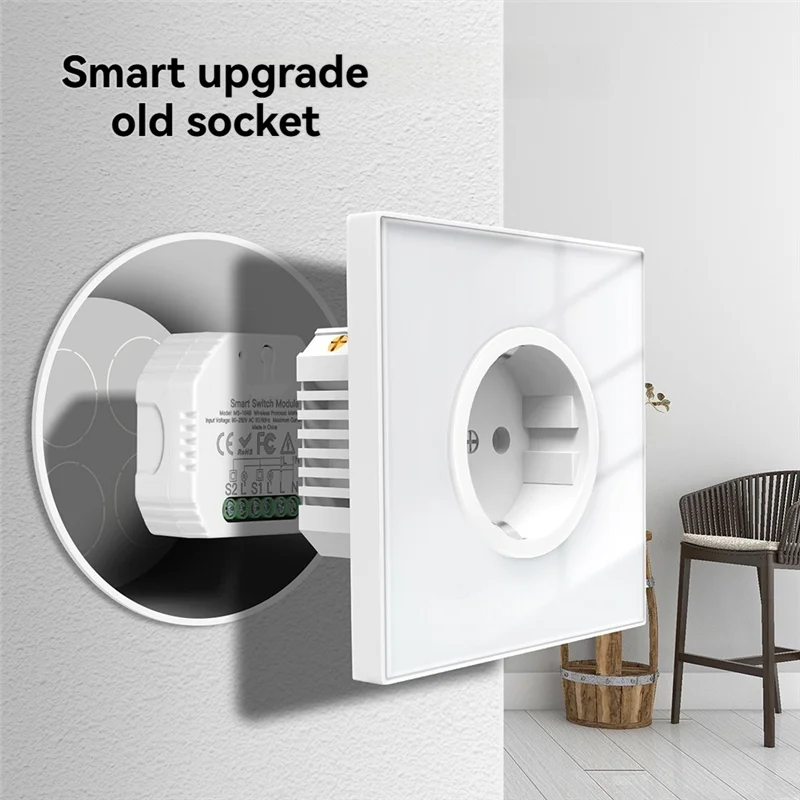 Modulo interruttore Wifi Tuya Controllo condiviso Relè di automazione intelligente App timer Controllo remoto Funziona con Alexa Homeabgi