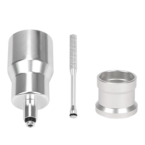 Kit de purga de freno de disco hidráulico, herramienta de embudo de aceite, aleación de aluminio con tapón y Base para bicicletas de montaña y de carretera