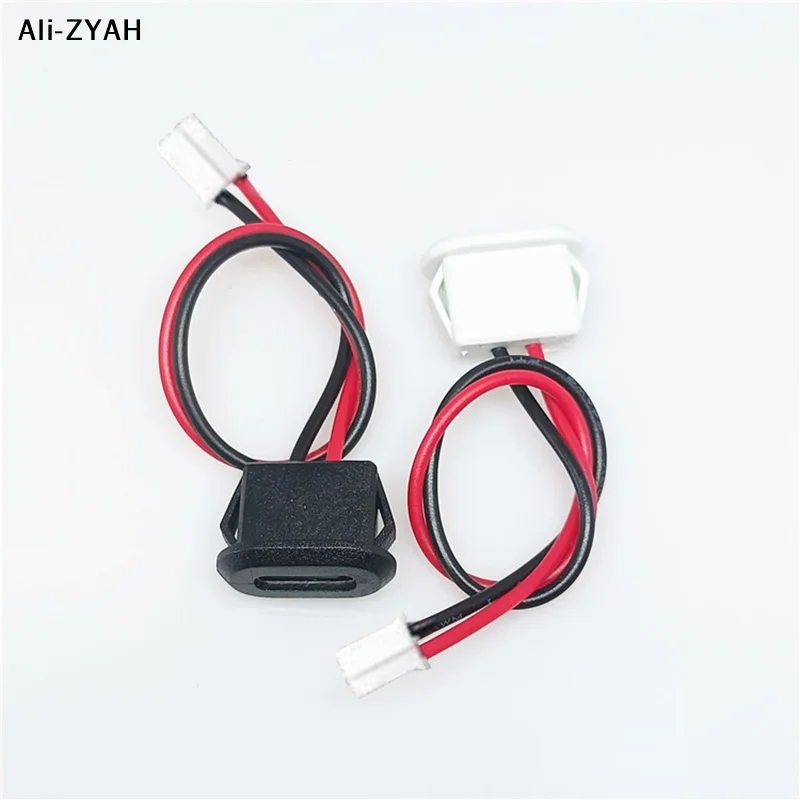 【Z】2 Pin USB-C Type Waterproof USB Connector Direct compression female base Female Socket Charging Interface