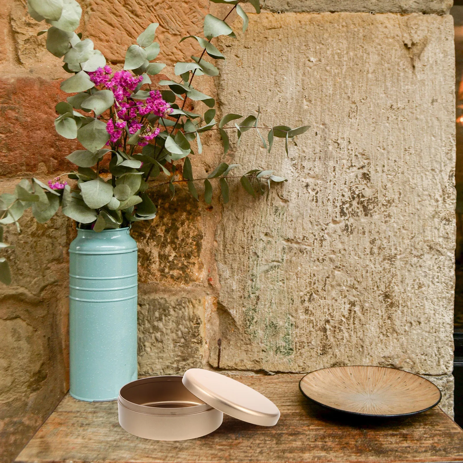 

Small Tinplate Candy Box Stylish Portable Treat Tin Container for Cookies Candies Party Favor Birthday Holiday