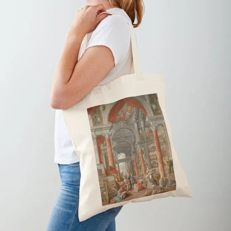 

Picture Gallery with Views of Modern Rome by Giovanni Paolo Pannini, 1757 Tote Bag