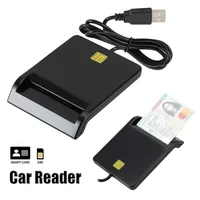 Lector de tarjetas inteligentes USB Operación estable Simplicidad confiable para DNIE ATM CAC IC ID Tarjeta SIM Cloner Conector Windows