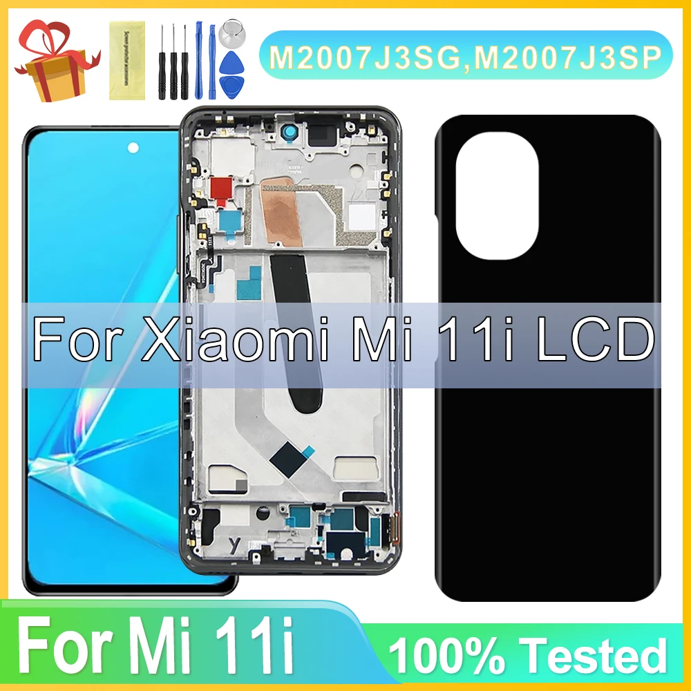 

6.67’’ For Xiaomi Mi 11i LCD M2012K11G Display Touch Screen Digitizer Assembly Replacement For Xiaomi Mi 11i LCD Screen replace