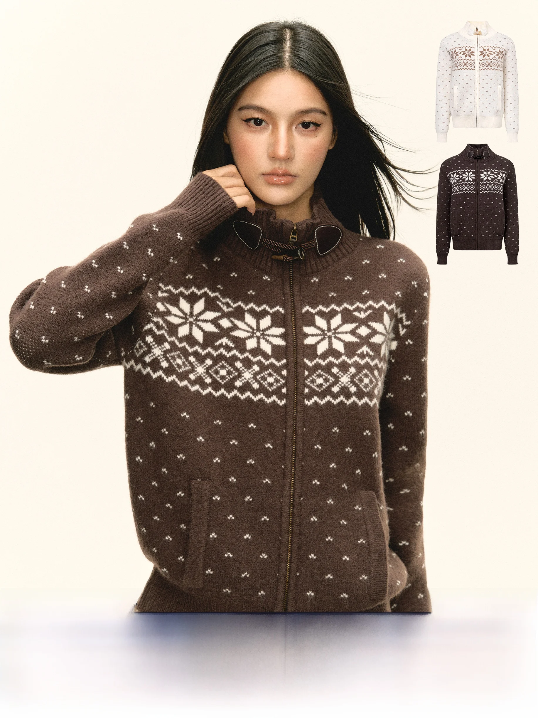 

Асеизм, американский ретро Sle Fair Isle, свитер Jaet, женский свободный топ, осеннее новое поступление, уличное длинное свековое платье на молнии