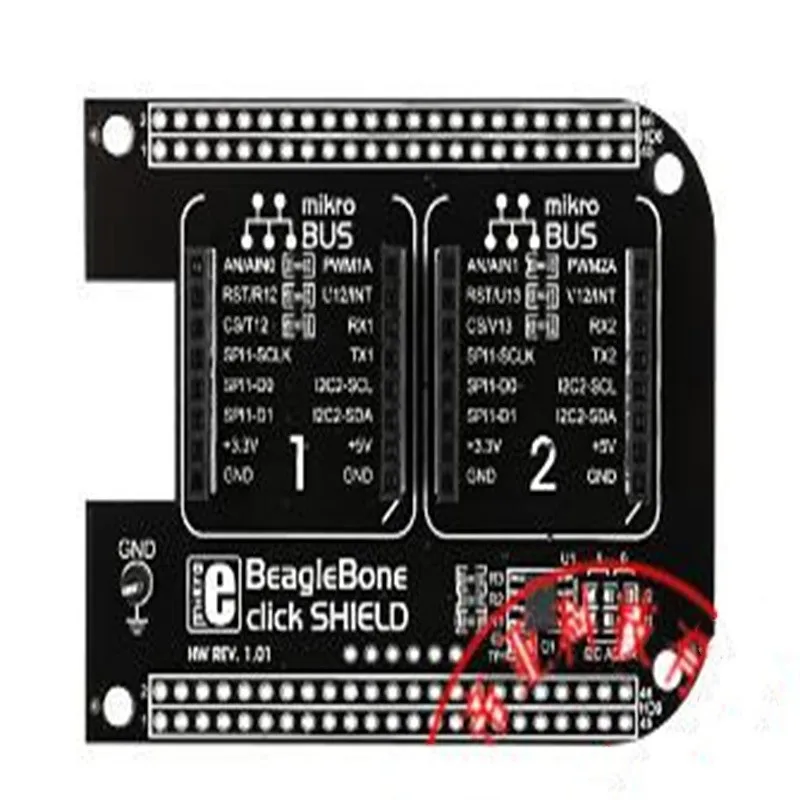 Placa de desarrollo MIKROE-1684 Clicker 2 para módulo compacto PIC18FJ 18F87J50