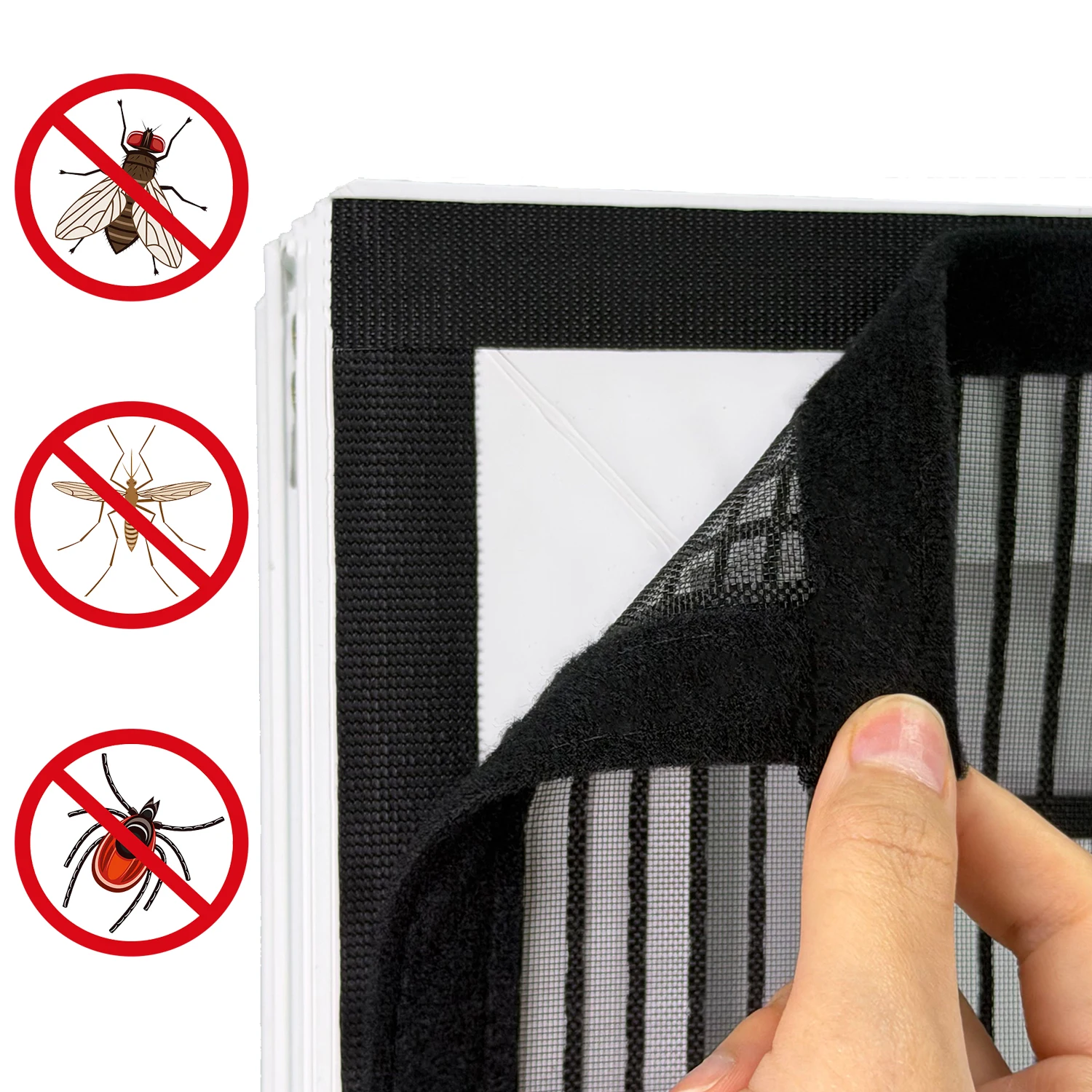 

Mosquito Nets for Window anti-mosquito window screens Mesh Anti Insect Tulle Mosquitoes Protection no drilling