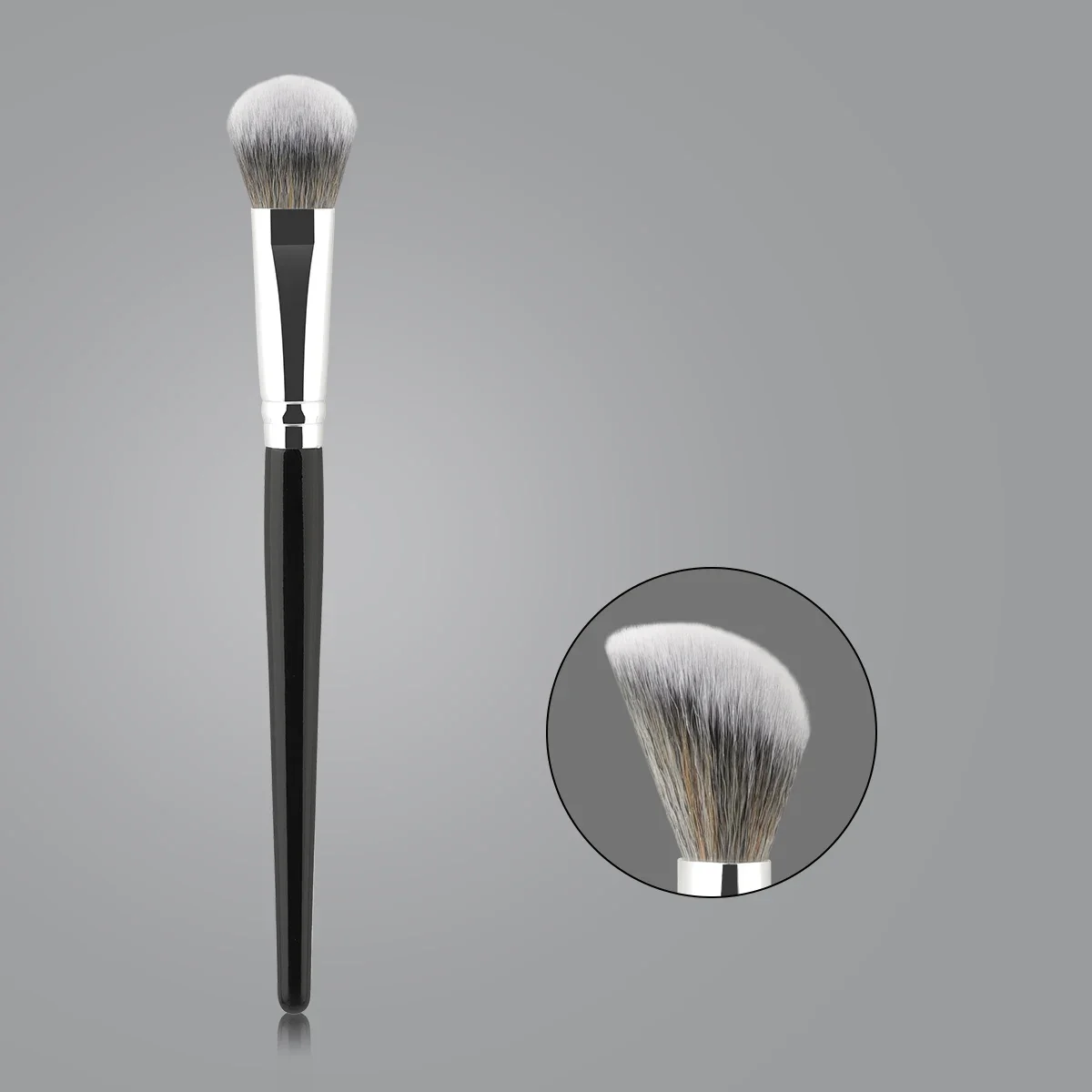 Coeur de pêche fard à joues brosse poudre Blush crème liquide Blush pinceaux de maquillage plat petit précis Blush brosse outils de maquillage