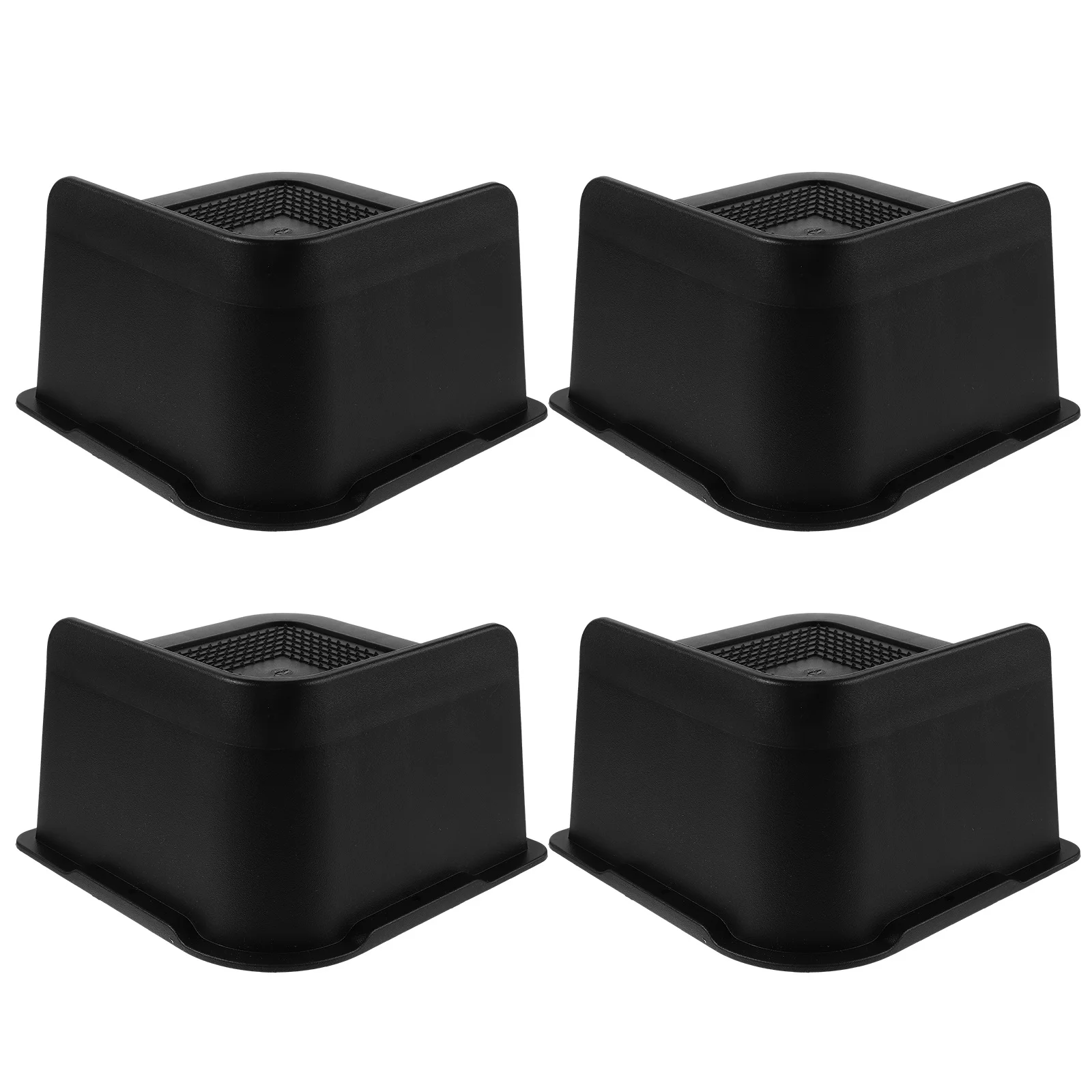 

4pcs Non-Slip Furniture Risers 3 Inch Bed Leg Pads For Sofa Table Chair Couch Riser Blocks Storage Under Bed Heavy Duty