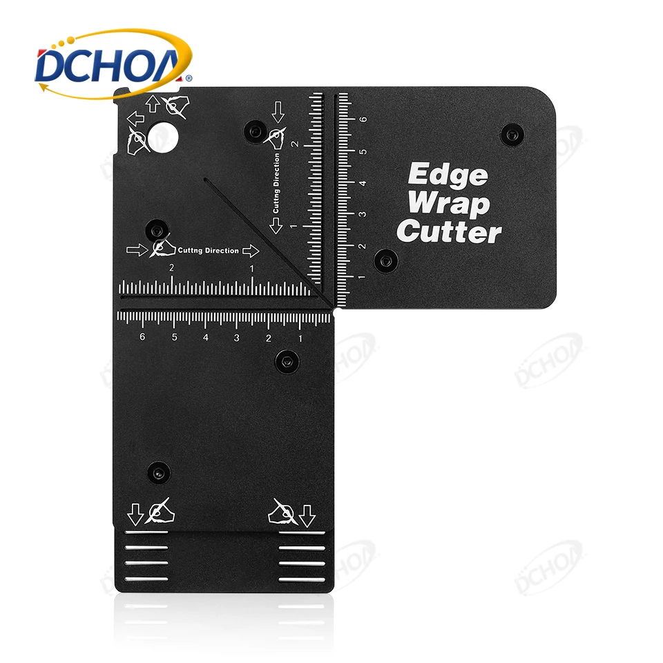 Vinyl Wrap Edge Cutter Tool Cutting Template for Furniture Corners Aluminum Alloy Tool Car Tint Film Application Corner Cutting