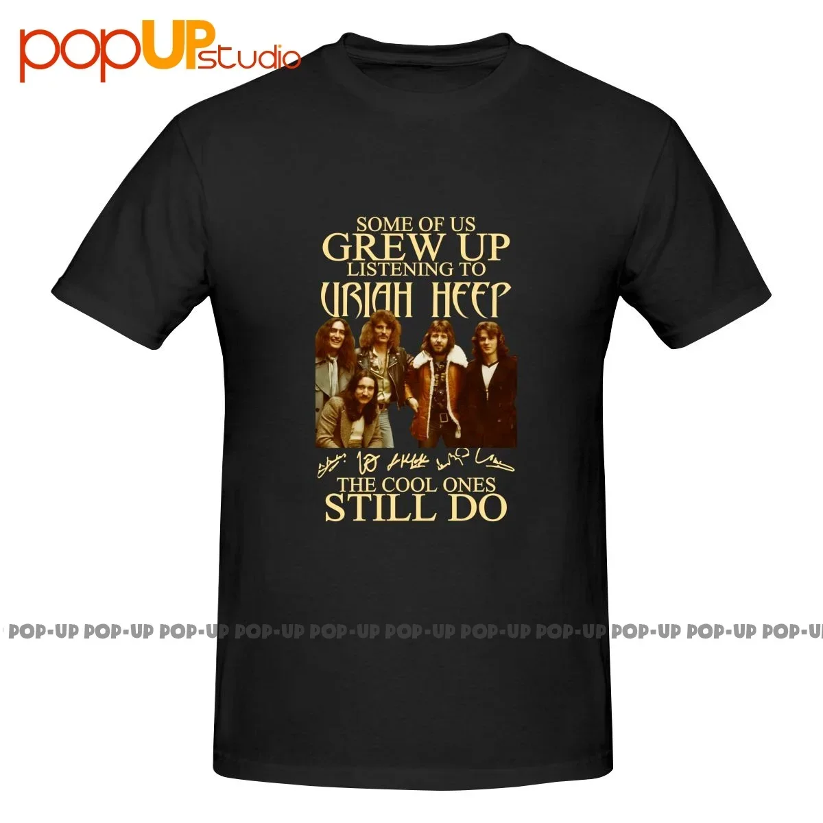 Algunos de nosotros crecimos escuchando a Uriah Heep, camiseta con diseño de Hip Hop, ropa de calle