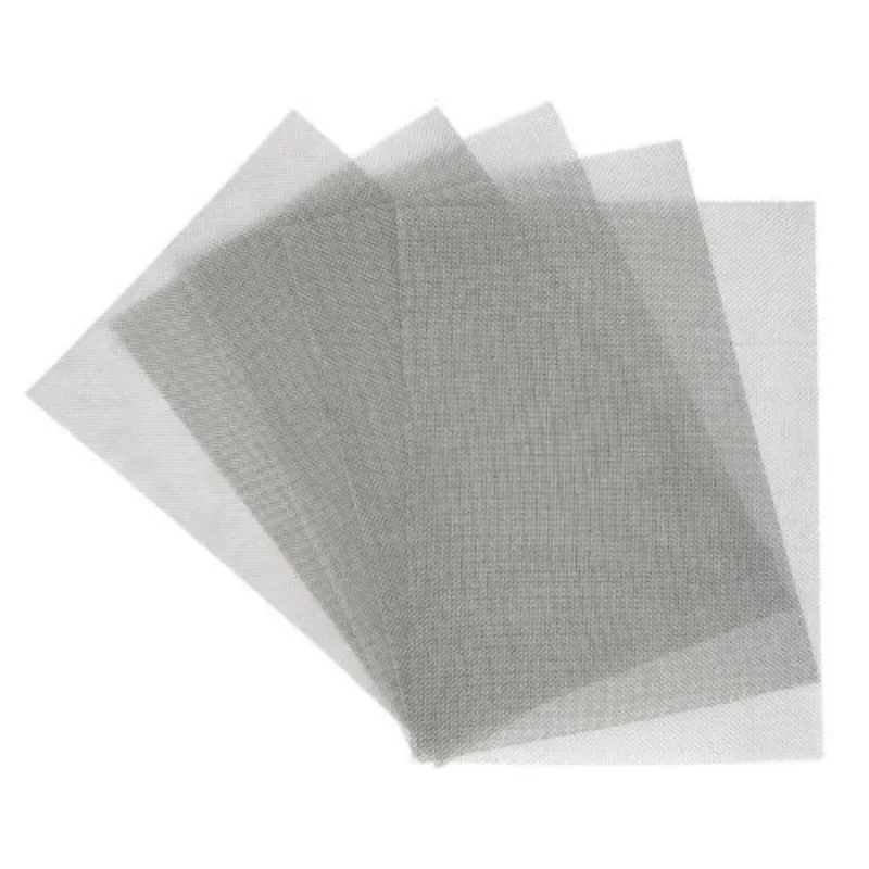 20x30cm/30X30cm/30x60cm/30x90cm 4/8/10/20/30/60/100/200/300/400 Mesh Stainless Steel Woven Cloth Screen Wire Filter Sheet