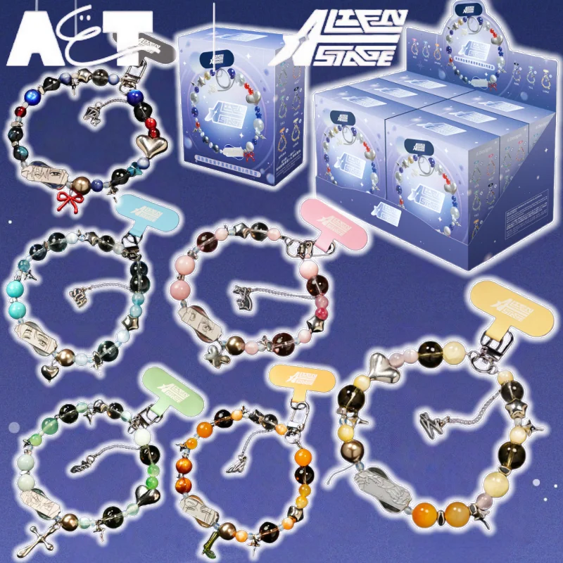 

Серия кроликов Alien Stage, хрустальный браслет-сюрприз, слепая коробка для любителей аниме, подарок на день рождения, коллекция украшений для сцены Alien