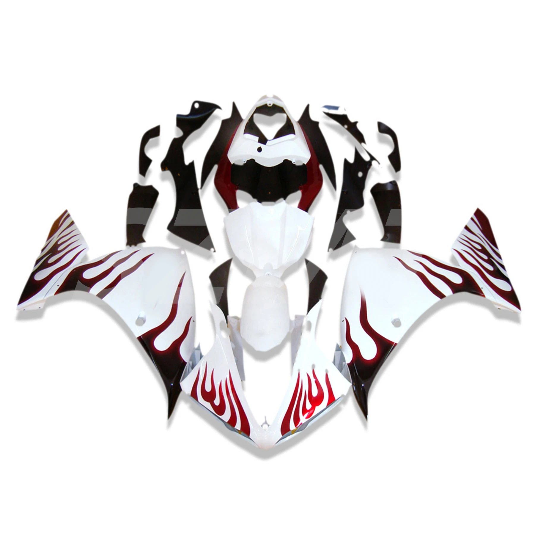 

Motorcycle Fairings Kit Fit For YAMAHA YZF R1 2009 2010 2011 Bodywork Set High Quality ABS Injection Pearl White