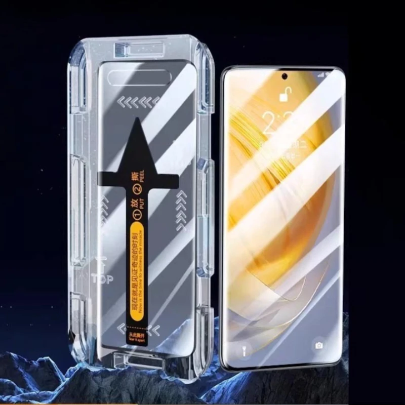 

For Xiaomi Poco M8 Pro 3D Tempered Glass Dust Free Easy Auto Installation Tool for PocoM8 M8Pro Clear Protective Front Film