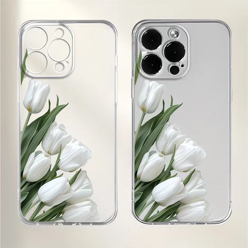 Tulip Printed Phone Case Case For iPhone 13 11 16 15 14 12 17 Pro XS Max Air 7 8 6s Plus XR SE 2022 2020 16e 17e TPU Back Cover - view 3