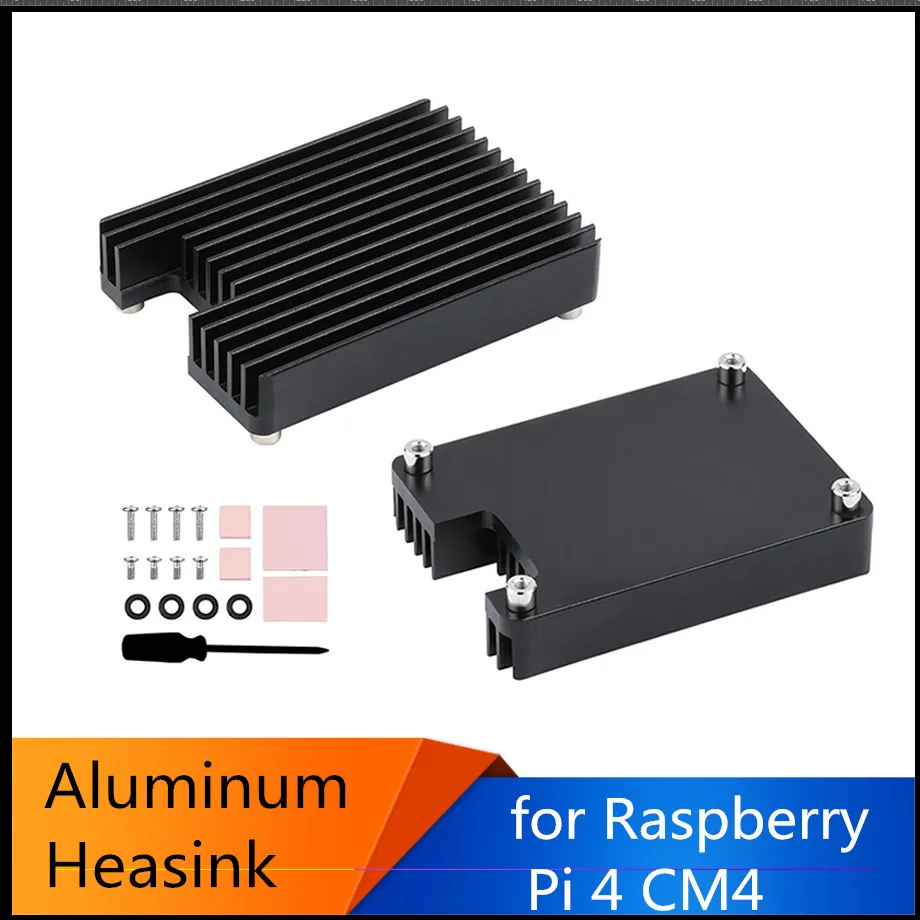 Raspberry Pi Compute Module 4 CM4 Dedicated Aluminum Heatsink  with Antenna Notch for RPI 4