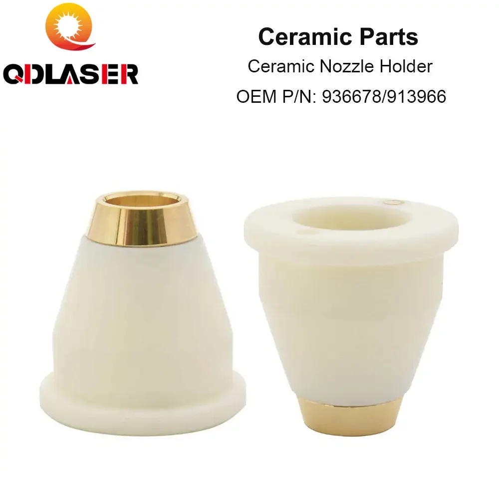 QDLASER 1Pcs Fiber Laser Ceramic Nozzle Holder PIN 936678 913966 Insulating Ring for Laser Cutting Head Parts