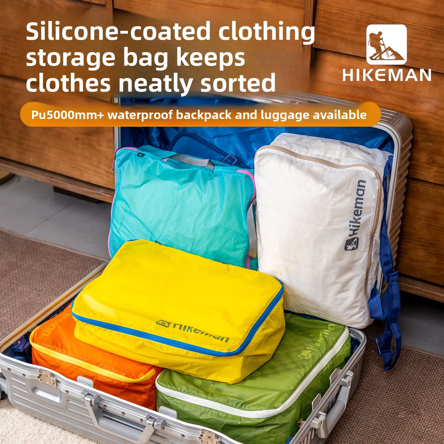 

Lightweight Travel Clothing Organizer Waterproof Duffel Bag for Outdoor Camping Hiking Essentials