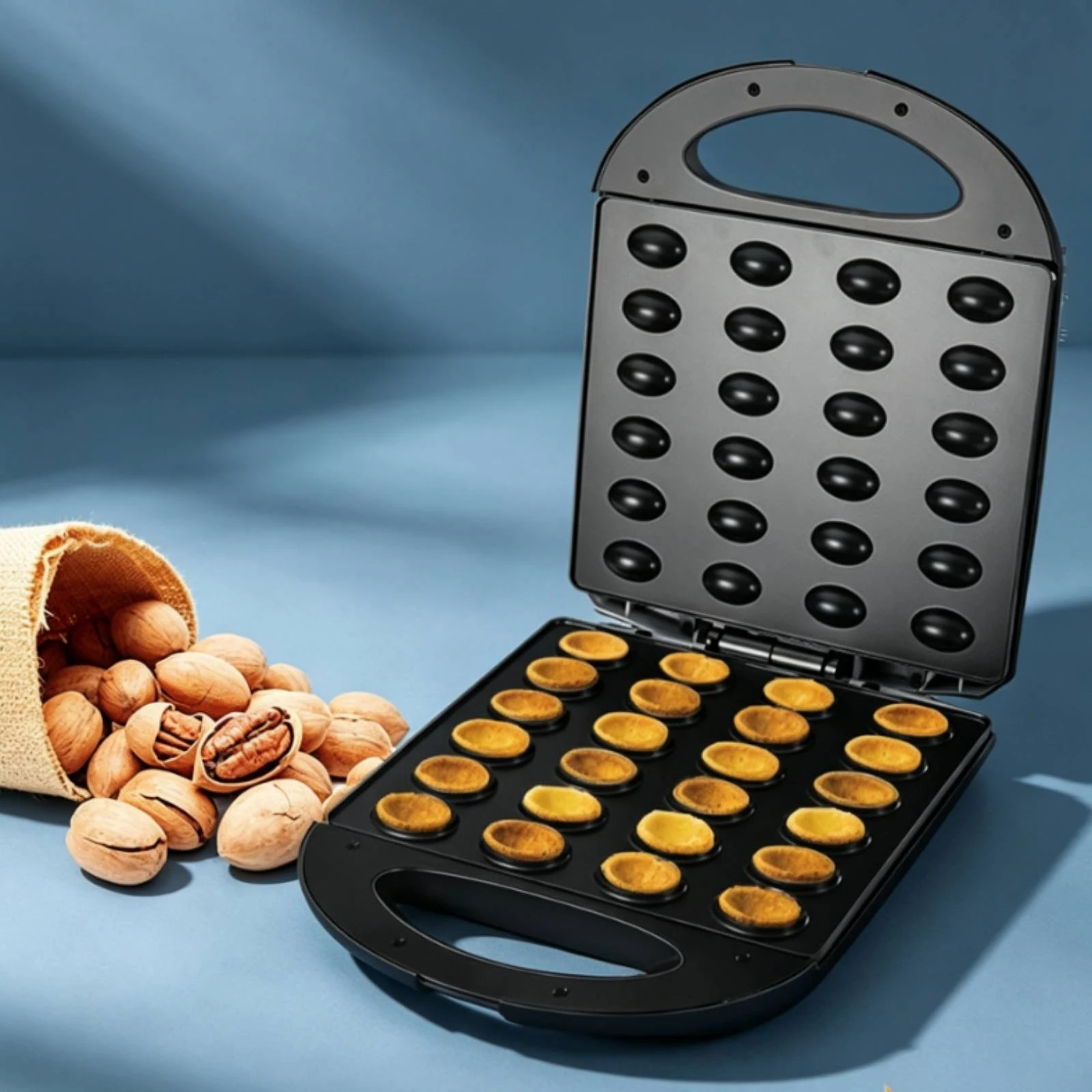 

Nut Snack Appliance Hinged Nut Appliance Home Gadget Compact Metal Top