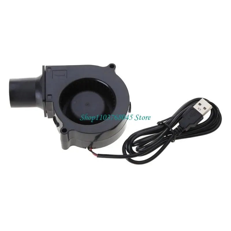 

R53F BBQ Air Blower Speed ​​5V Переменная скорость 3700 об / мин для кемпинга для пикника