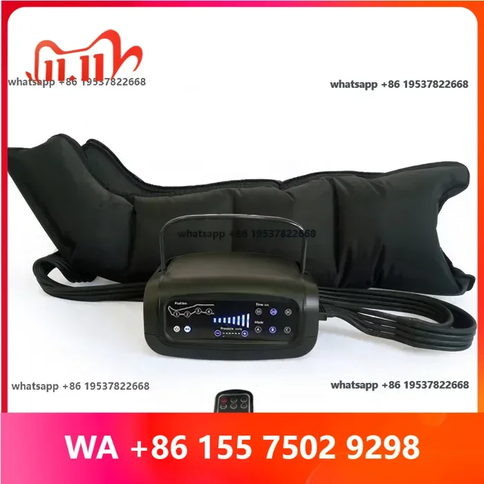 4/6/8Chamber Wireless Remote Control Air Compression Leg Massage Boots Heat Function Athlete Recoery-Body Foot Waist Arm