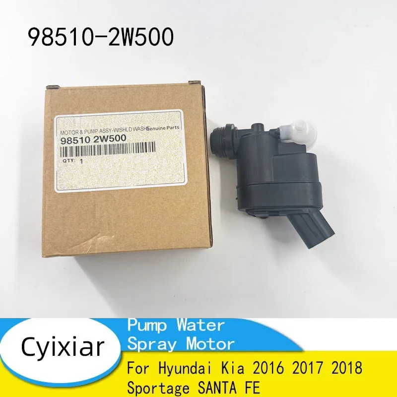 

Для Hyundai Kia 2016 2017 2018 Sportage SANTA FE насос омывателя лобового стекла двигатель распыления воды 985102W500 985102W000 98510-2W500